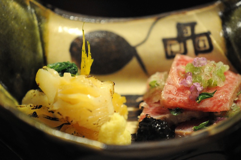 sashimi, Kitcho, Chef Kunio Tokuoka, Cucina Kaiseki, Kyoto