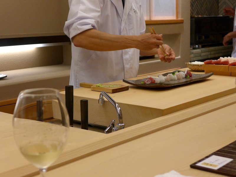 sashimi, Koju, Chef Toro Okuda, Ginza, Tokyo 