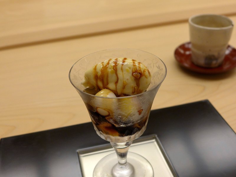 pochi, gelato al caramello, Koju, Chef Toro Okuda, Ginza, Tokyo 