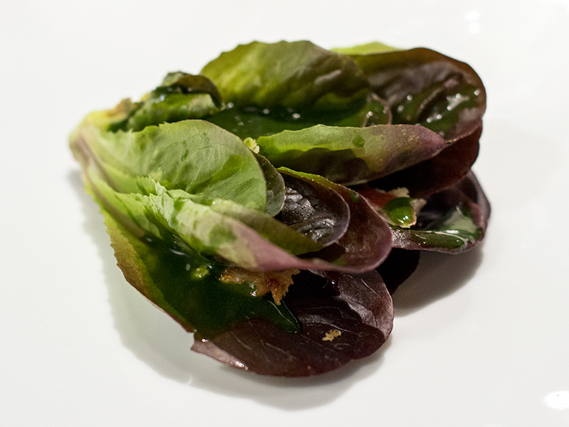 caesar salad, Osteria Francescana, Chef Massimo Bottura, Modena