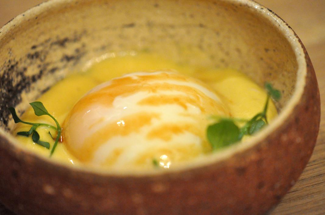 uovo cotto a bassa temperatura, Restaurant David Toutain, Parigi 