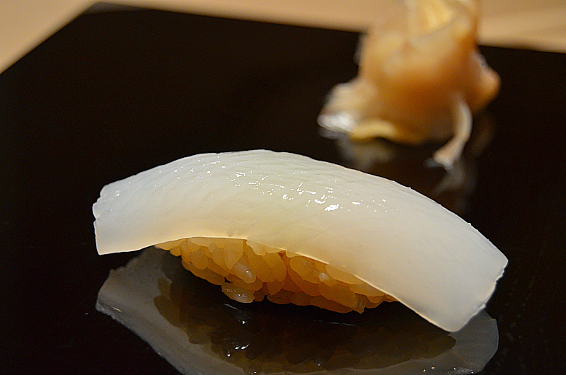 calamaro, Sushi Yoshitake, Matsuhiro Yoshitake, Tokyo, Japan