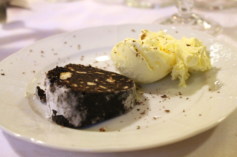 salame di cioccolato, Da Roberto, Chef Roberto Scovenna, Barbianello, Pavia