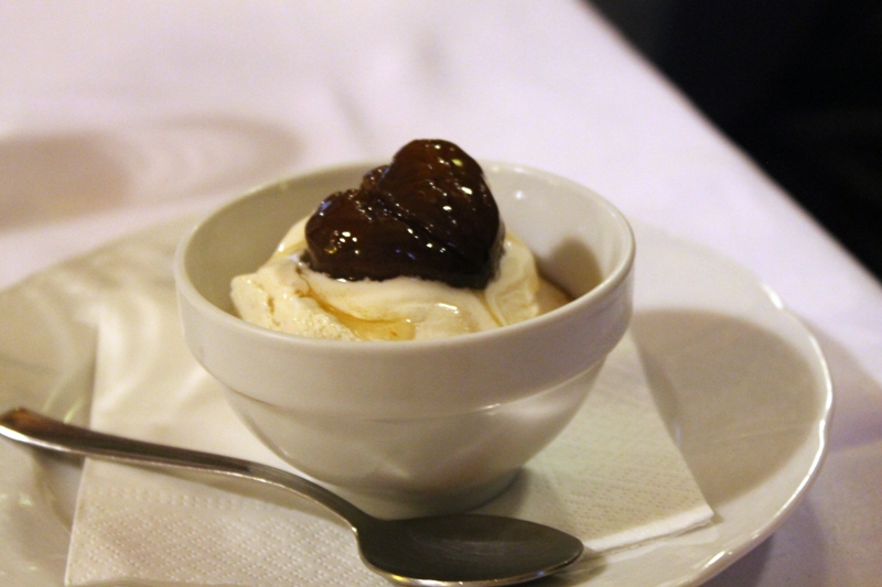 gelato marron glacè, Da Roberto, Chef Roberto Scovenna, Barbianello, Pavia