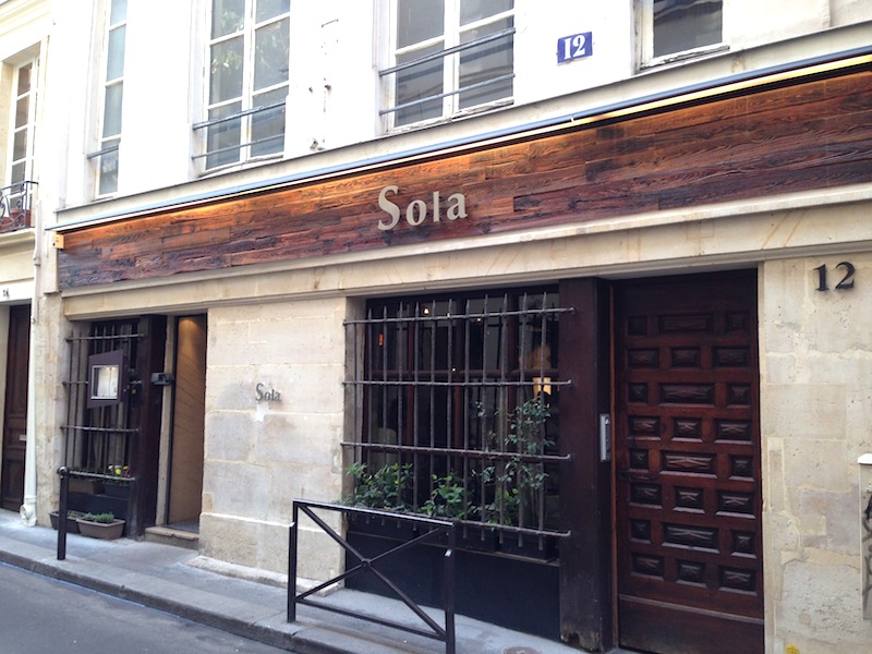 Restaurant Sola, Hiroki Yoshitake, Parigi, Francia