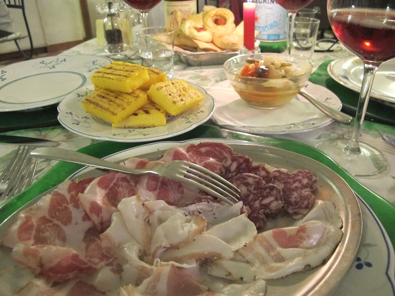 copap salame, Locanda delle Grazie, Chef Aldighieri, Curtatone