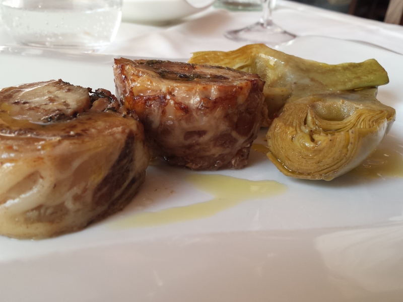 agnello disossato, Osteria degli Ulivi, Chef Barnabei, Montorio al Vomano, Abruzzo