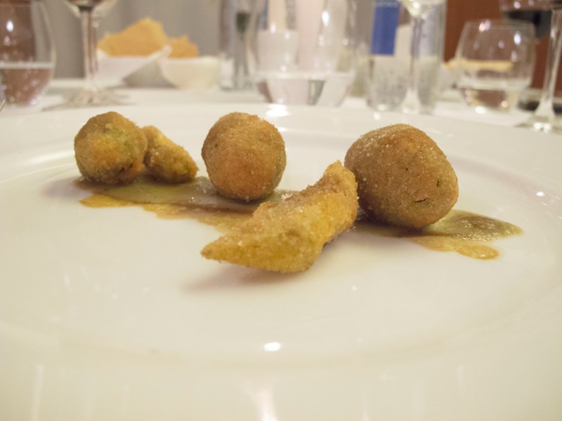 olive all'ascolana, Due Cigni, Chef Rosaria Morganti, Montecosaro, Macerata