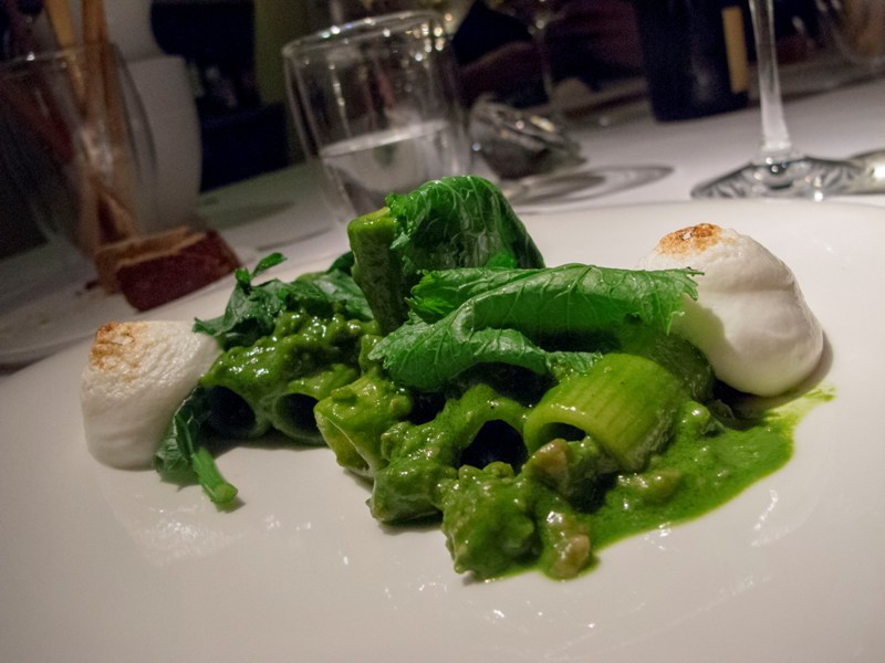 Rigatoni Broccoli e salsiccia, Pipero al Rex, Chef Luciano Monosilio, Roma