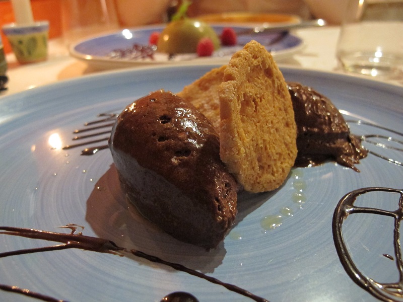 Mousse al cioccolato con sale maldon, Oste Scuro, Chef Simone Lugoboni, Verona