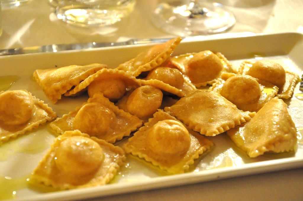 Tortelli di patate, olio e pepe, Chef Alessandro Cianti, Firenzuola, Firenze