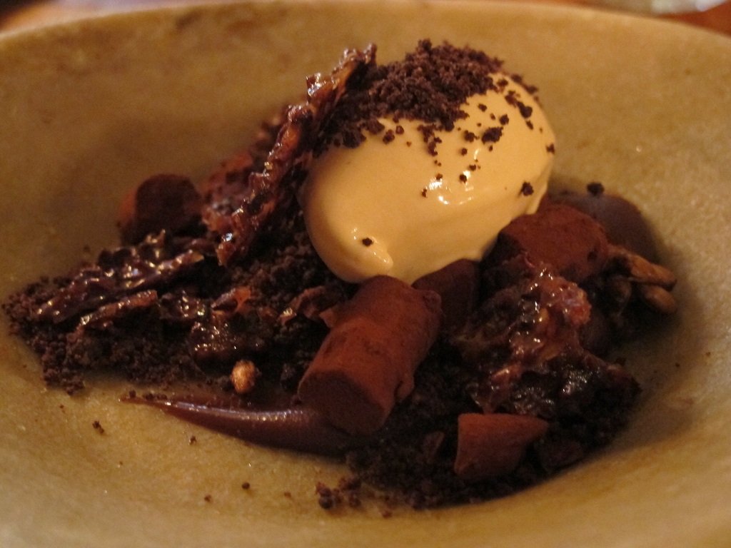 caramello salato e cacao, The Dairy, Chef Robin Gill, London
