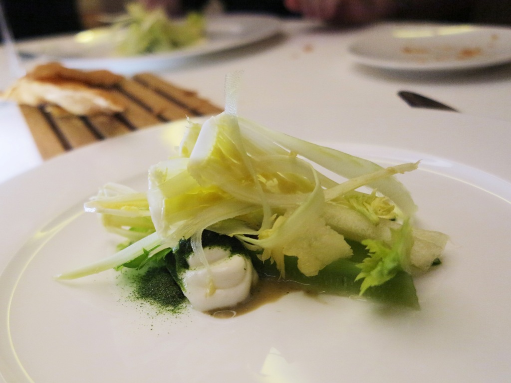 insalata di sedano, Kitchen, Chef Paolo Lopriore, Como