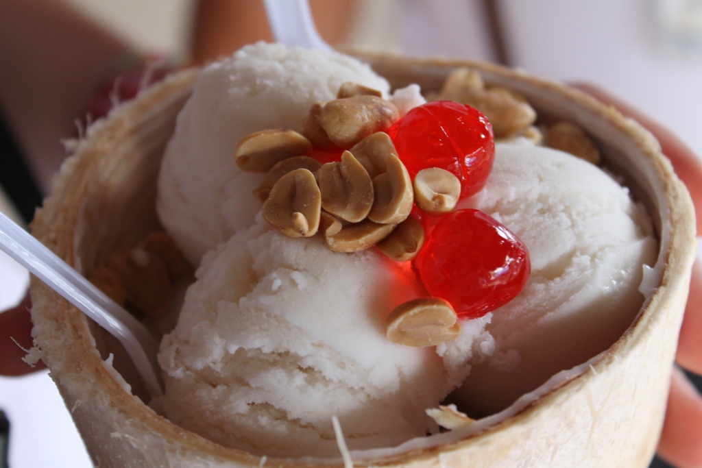 gelato al cocco, Thai Street Food, Thailandia, Bangkok