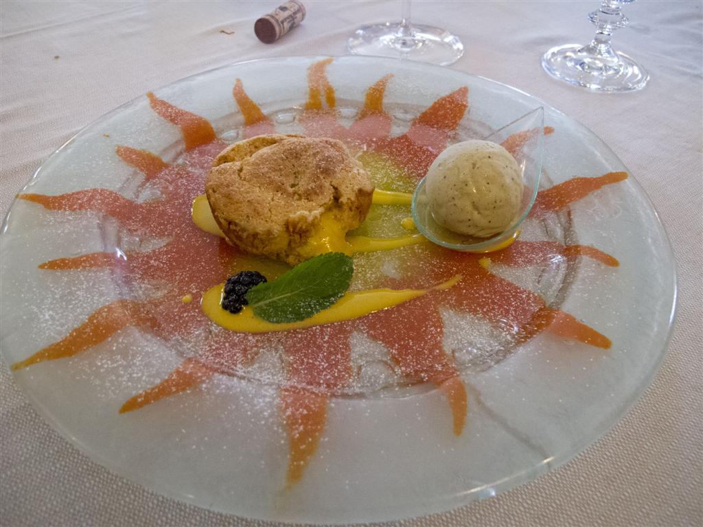 soufflé, La Coccinella, Chef Alessandro Della Ferrera, Serravalle Langhe