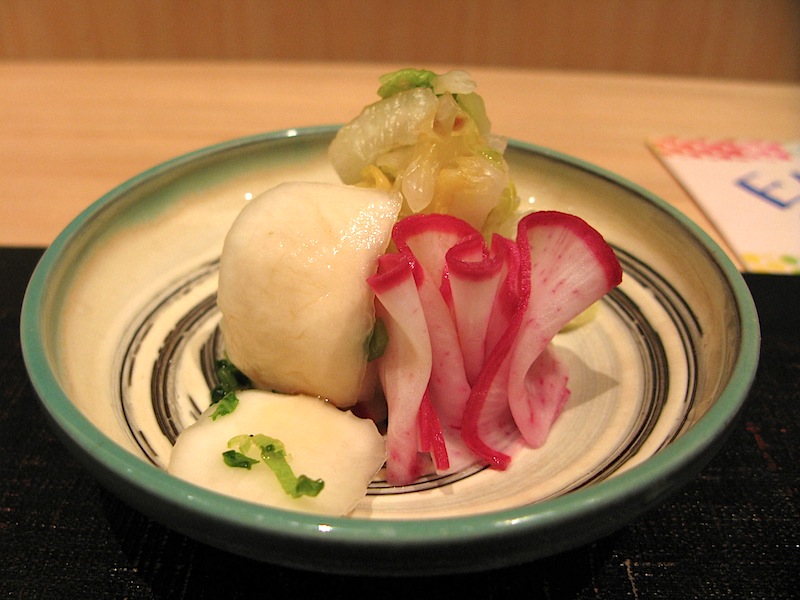 pickles, Jimbocho Den, Chef Zaiyu Hasegawa, Chiyoda-ku, Tokyo