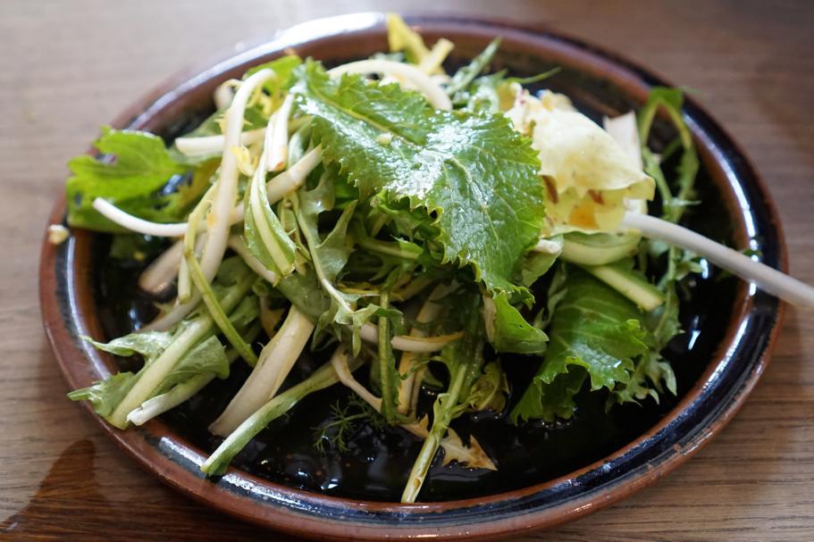 insalata di spring greens, Koya, Chef Junya Yamasaki, Londr