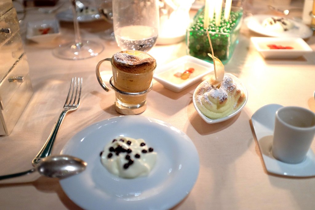 grand dessert, La Pergola, Chef Heinz Beck, Roma