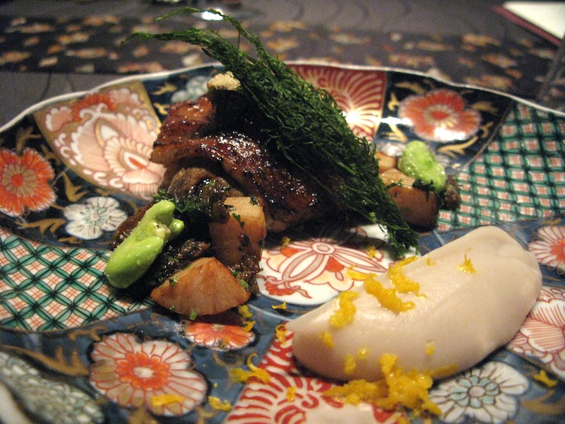 kiki fish, Ryugin, Chef Seiji Yamamoto, Tokyo