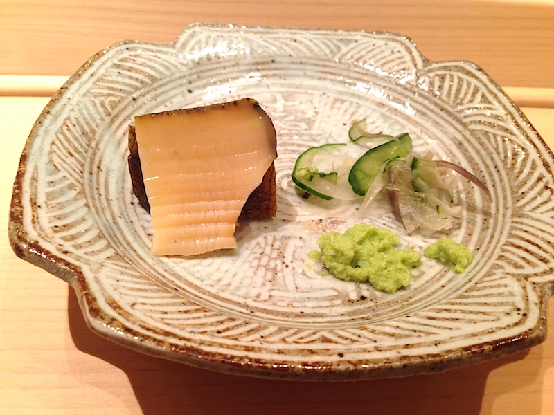abalone, Sushi Yoshitake, Chef Masahiro Yoshitake, Tokyo