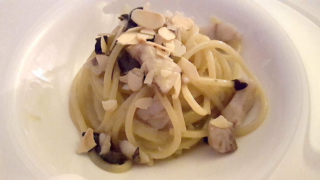 spaghetto con cernia, Rosario all'Albos Club, Chef Rosario Malapena, Fregene, Roma 