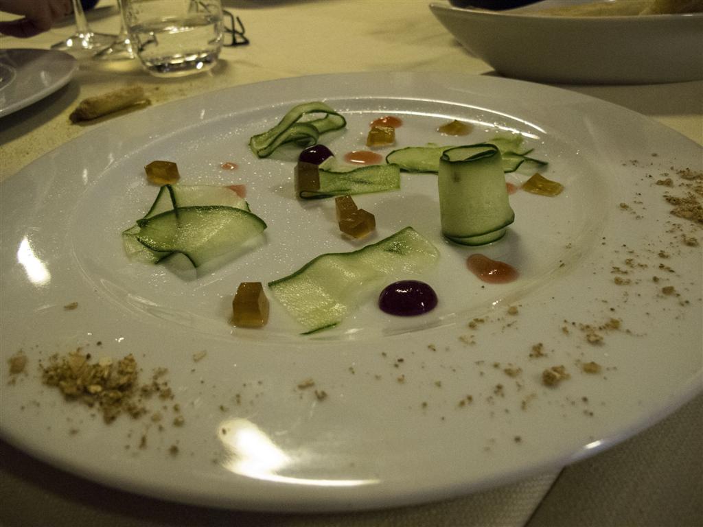 cetriolo marinato, La Voglia Matta, Chef Davide Cannavino, Genova Voltri 