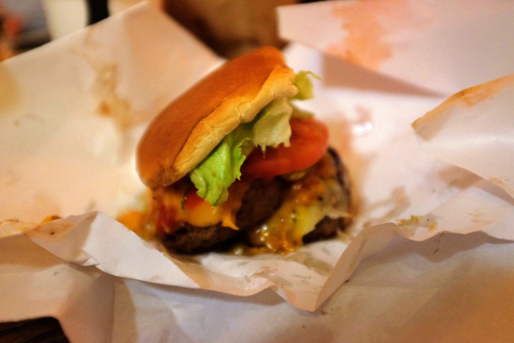 Double burger, Burger Joint, New York