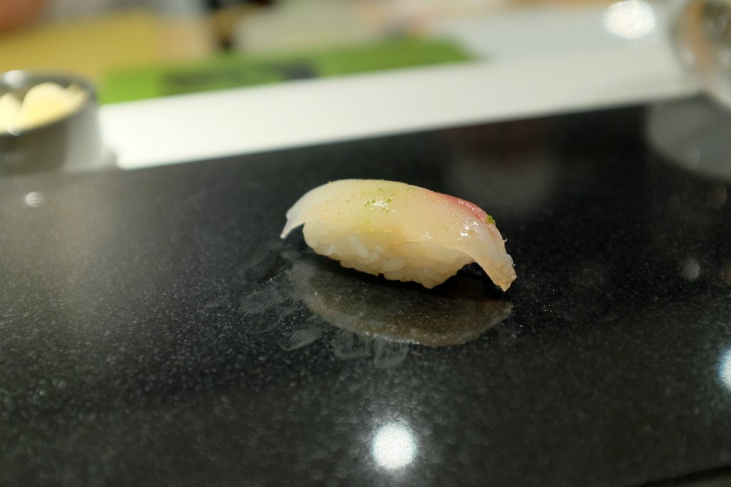 nigiri, red cornet fish, Sushi Nakazawa, Daisuke Nakazawa, New York