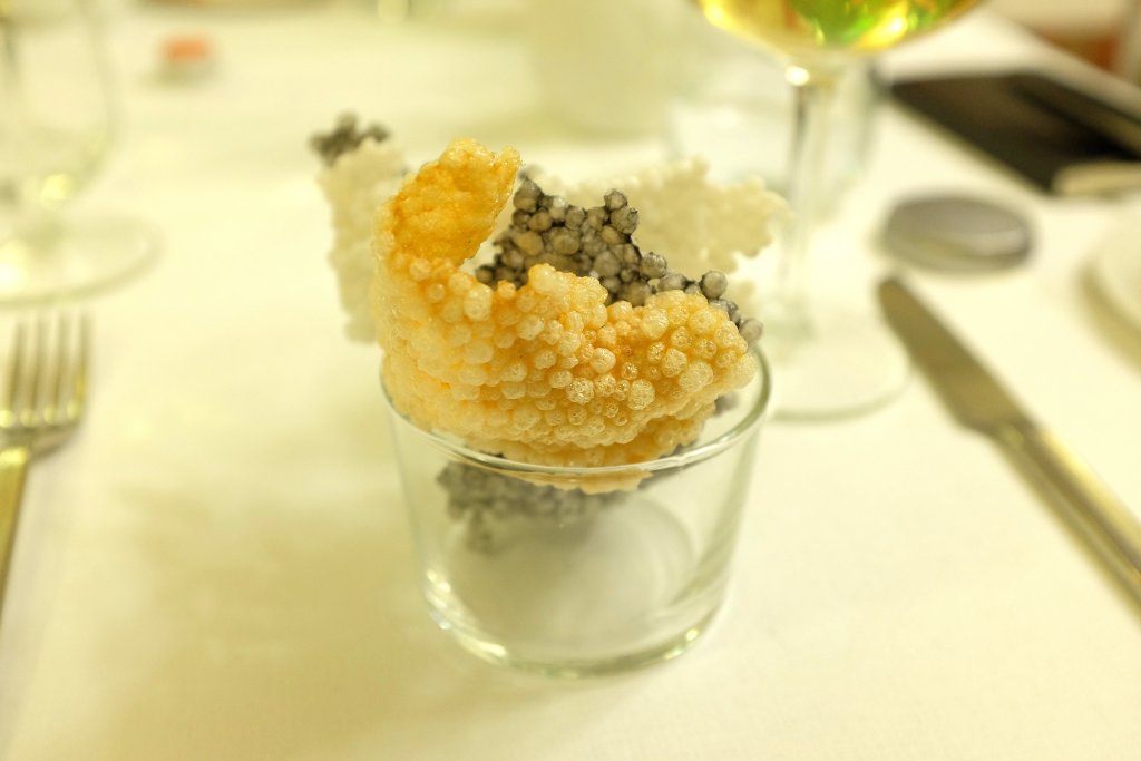 quinoa soffiata, Ristorante Tocco, Hotel Montreal, Chef Dario Di Liberto, Ragusa
