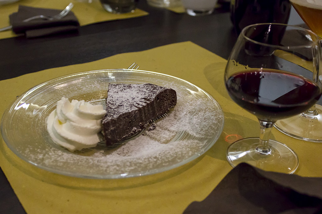 Torta al cioccolato, L'Alambicco, Chef Luca Prosperi, Cermenate, Como