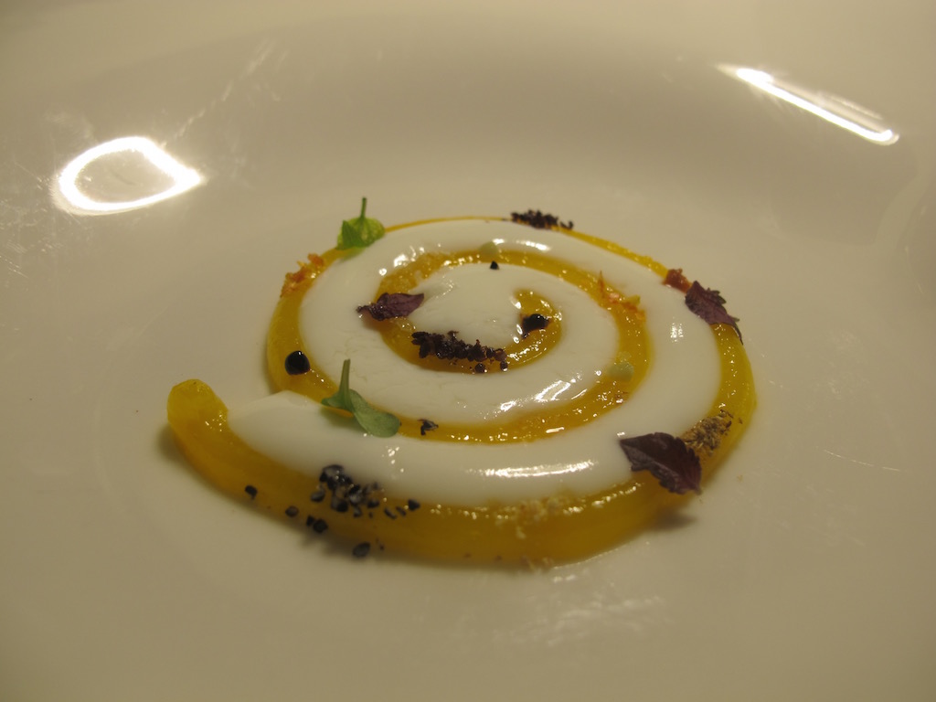 spirale d'uovo, Inkiostro, Chef Terry Giacomello, Parma